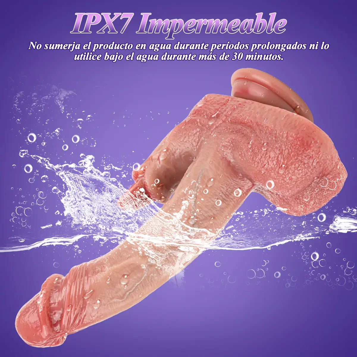 VIBRADOR VENTOSA CON MOVIMIENTO RETRACTIL Y ESTIMULACIÓN DE CLÍTORIS - Image 7