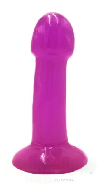 DILDO MINI SUAVE 4.75″ – PUCKY POCKETS – WANDER – MORADO - Image 2