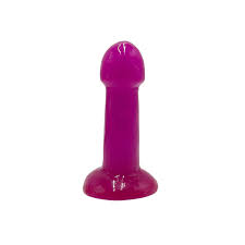 DILDO MINI SUAVE 4.75″ – PUCKY POCKETS – WANDER – MORADO