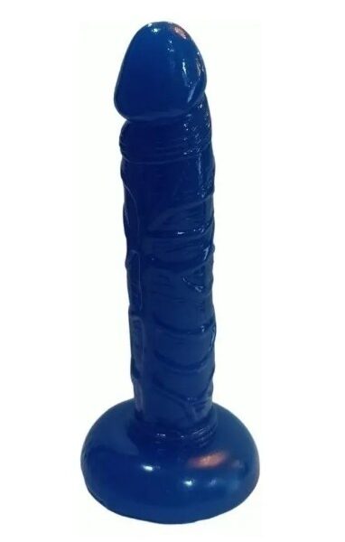 MINI DILDO SUAVE 14 CM – PUCKY POCKETS – ZULY – AZUL