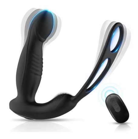 VIBRADOR PROSTÁTICO RETRÁCTIL