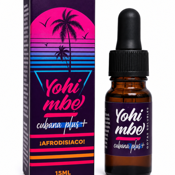 Yohimbe Plus Cubana – Gotas Afrodisíacas Solubles (15 ml)