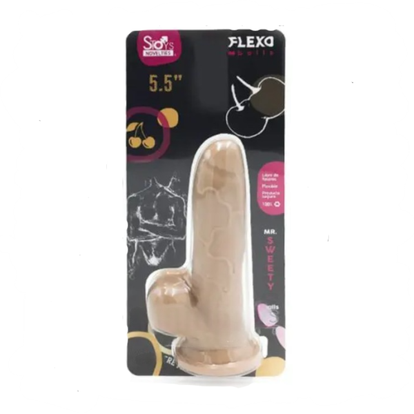 DILDO CON VERTEBRA – MR. SWEETY PIE 5.5"