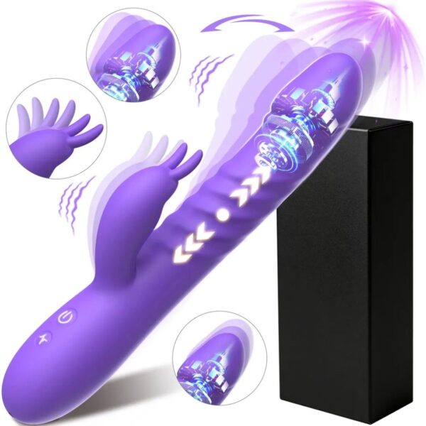 VIBRADOR TELESCÓPICO RABIT