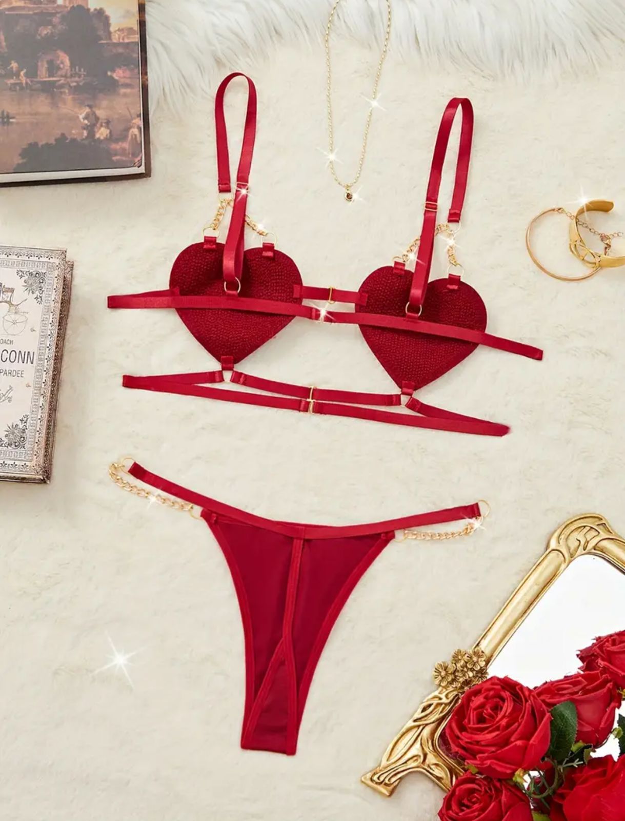CONJUNTO CORAZONES #2246 - Image 2