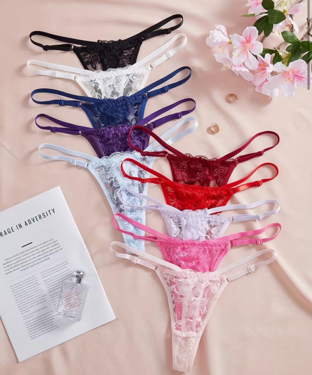 TANGA DE ENCAJE TGG-001