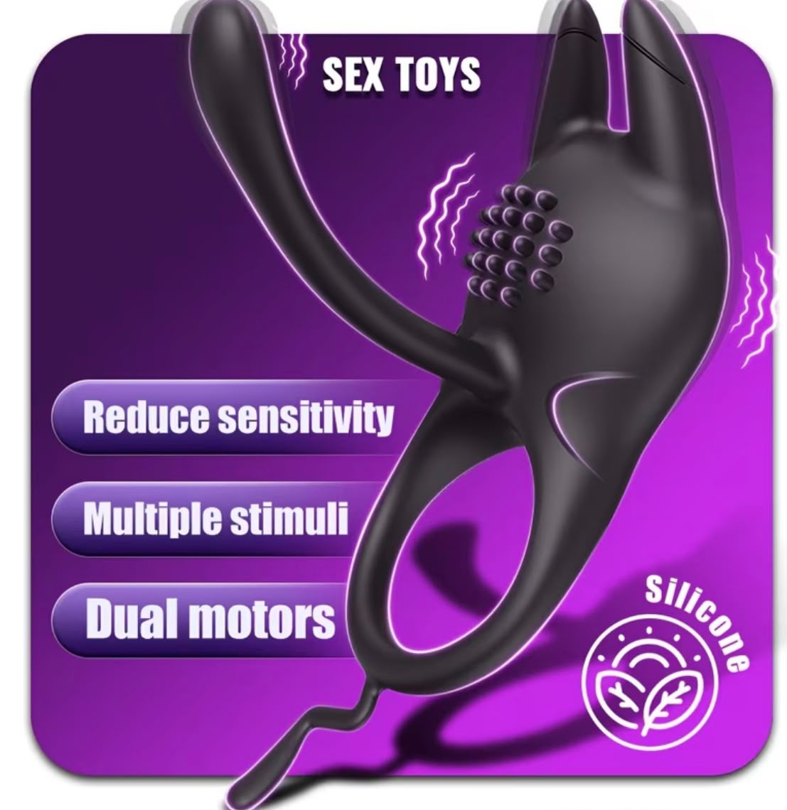 ANILLO VIBRADOR MULTIFUNCIÓN RECARGABLE - Image 6