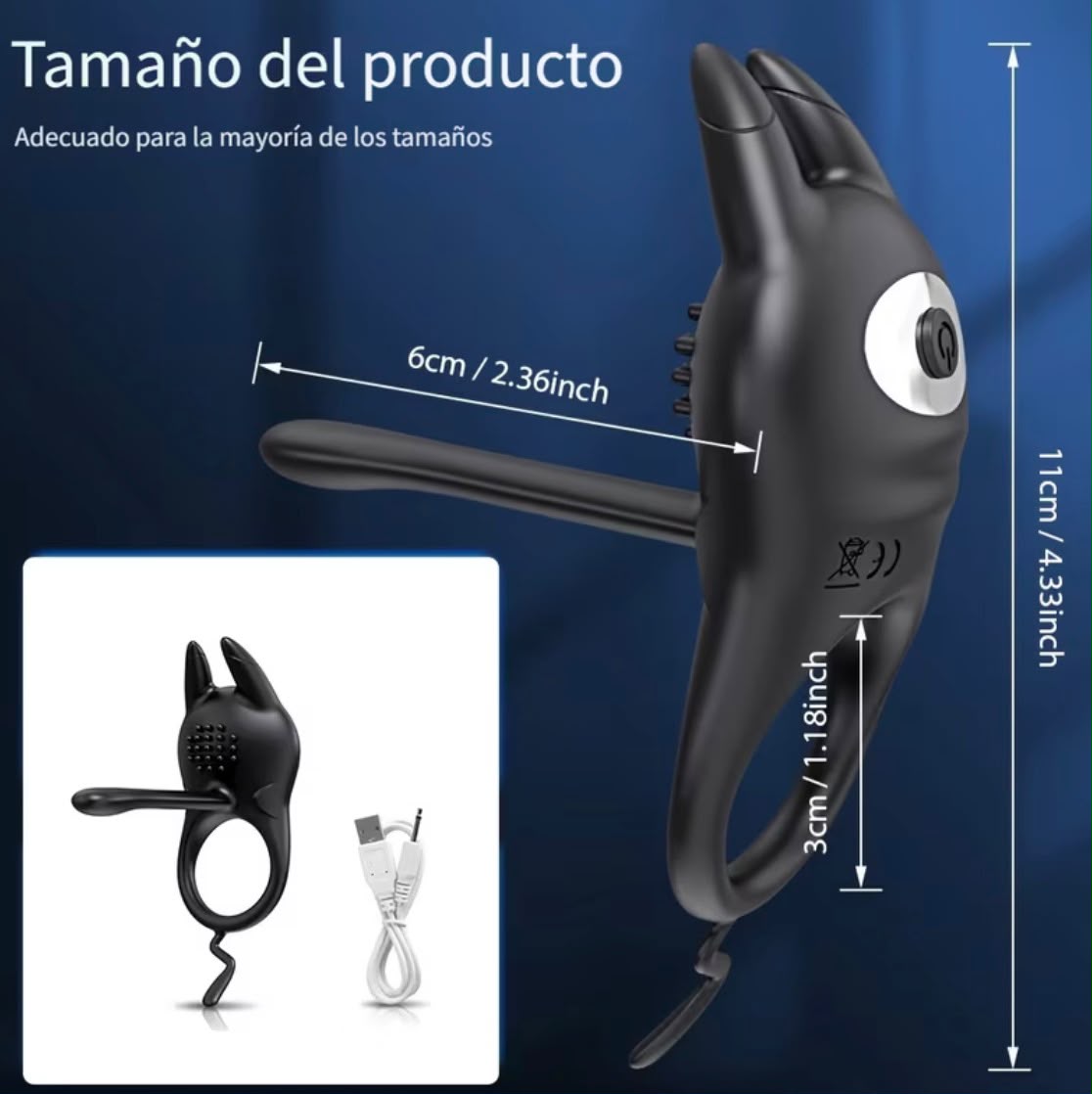 ANILLO VIBRADOR MULTIFUNCIÓN RECARGABLE - Image 2
