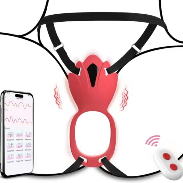 ARNES VIBRADOR CON ANILLO - CONTROL REMOTO Y APP