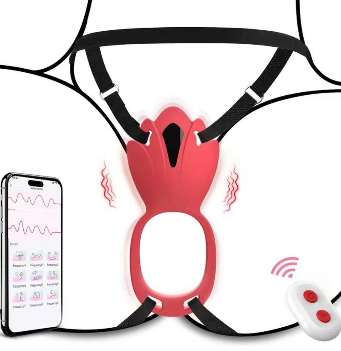ARNES VIBRADOR CON ANILLO - CONTROL REMOTO Y APP