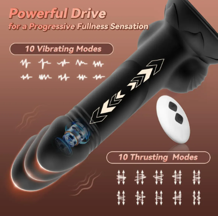 DILDO VENTOSA RETRACTIL