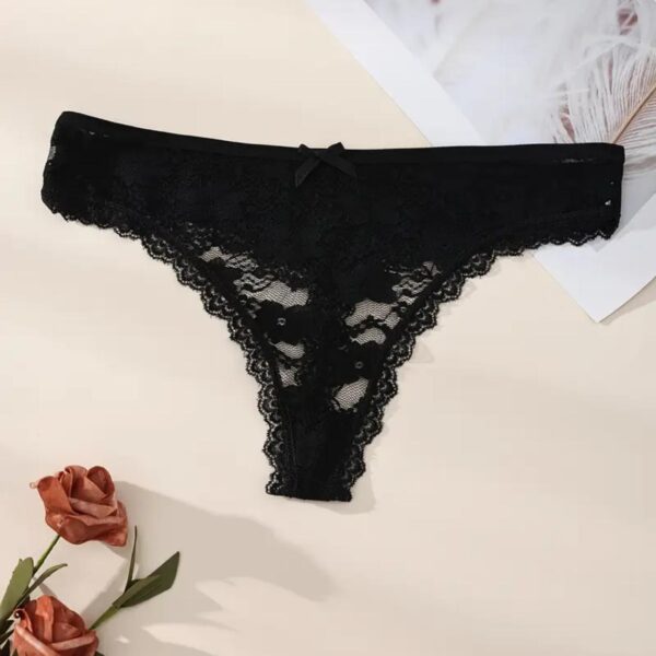 TANGA DE ENCAJE G-019
