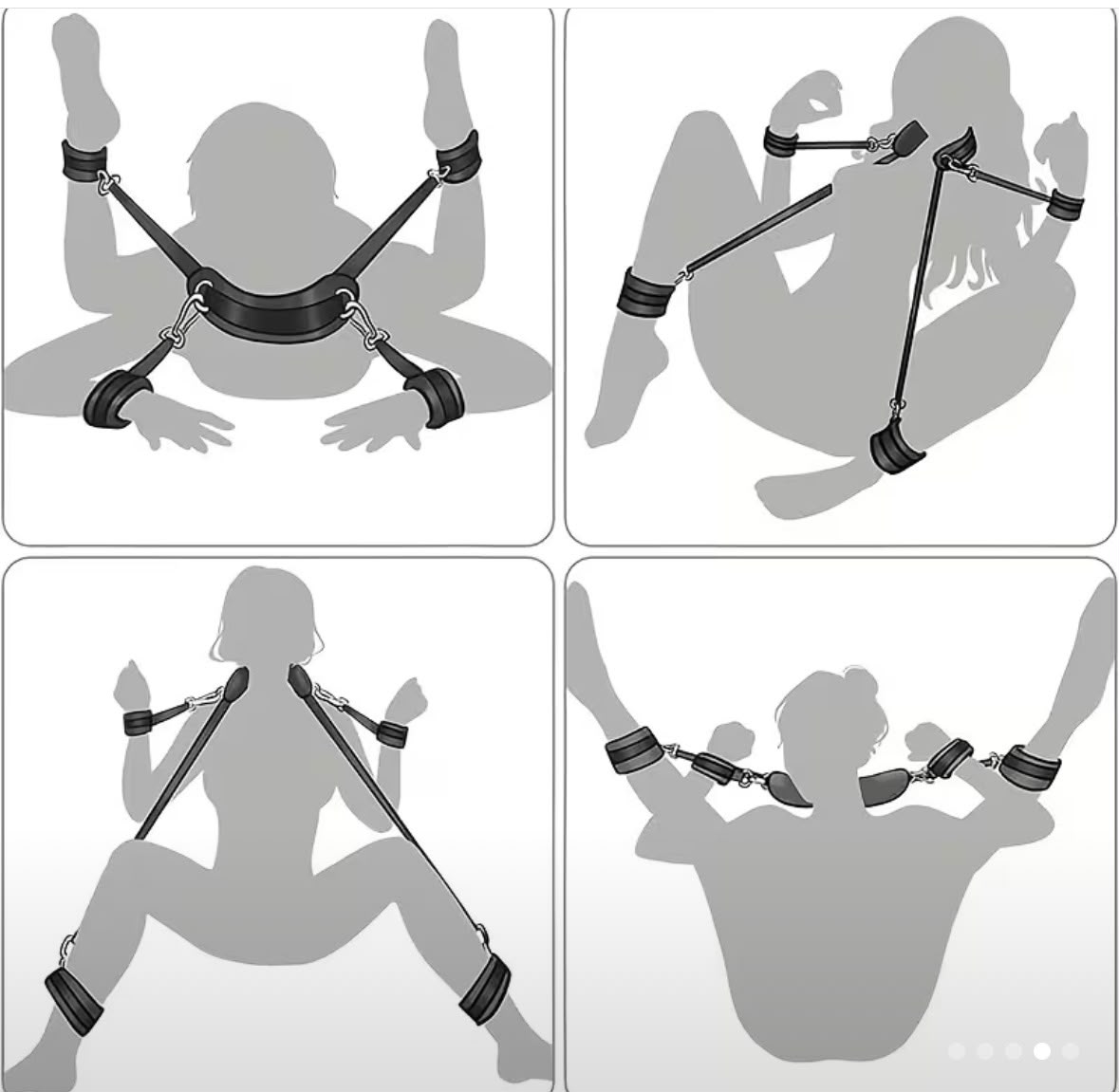 STRAP BDSM AJUSTABLE PARA POSICIONES