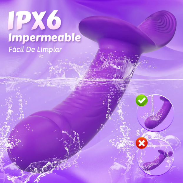Dildo Arnes Consolador Con Doble Vibrador Para Les - Image 4