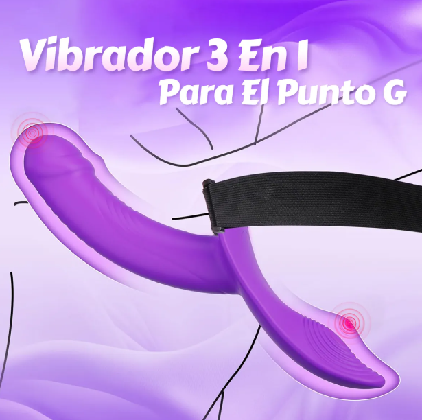 Dildo Arnes Consolador Con Doble Vibrador Para Les - Image 7