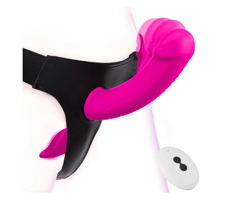 Dildo Arnes Consolador Con Doble Vibrador Para Les
